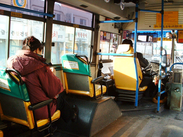 仁川月尾島乘巴士往仁川國鐵站