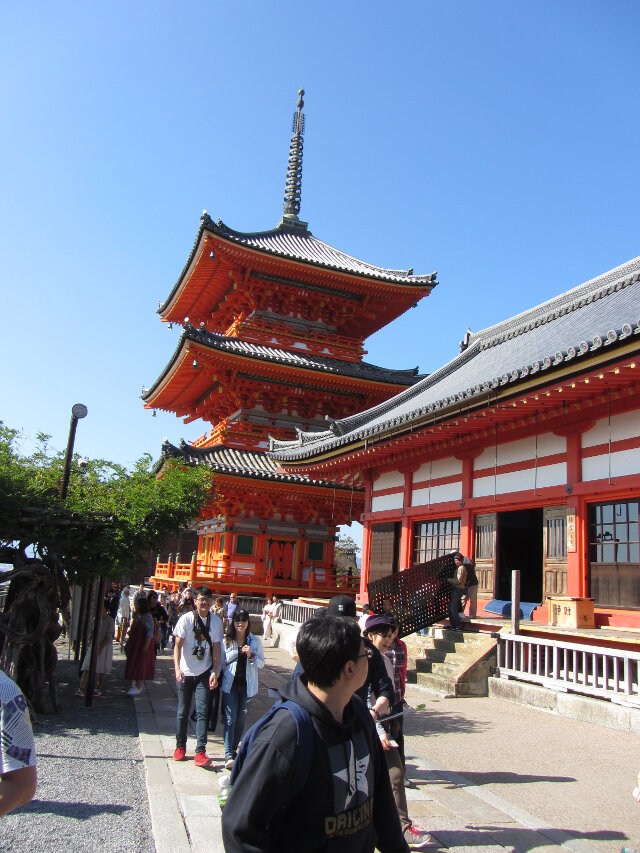 京都清水寺三重塔