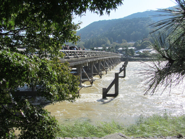 京都嵐山．保津川 渡月橋
