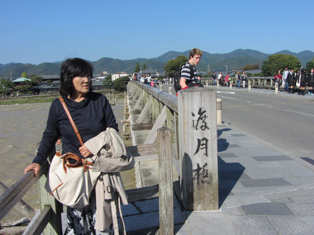 京都嵐山．渡月橋