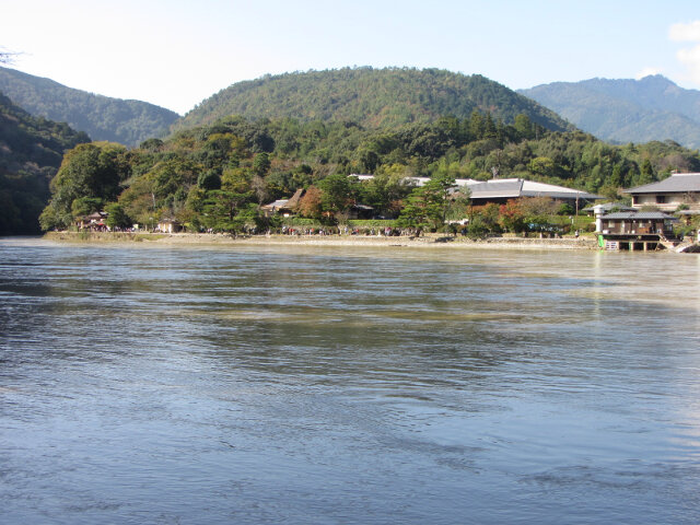 京都嵐山．桂川