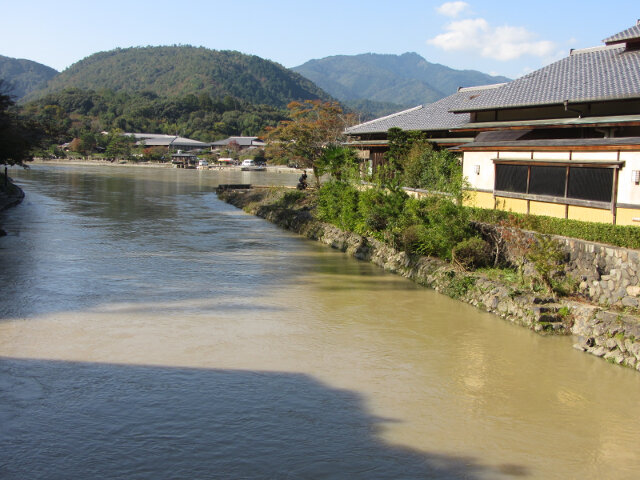 京都嵐山．桂川
