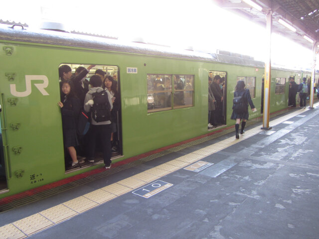 京都火車站 奈良線月台