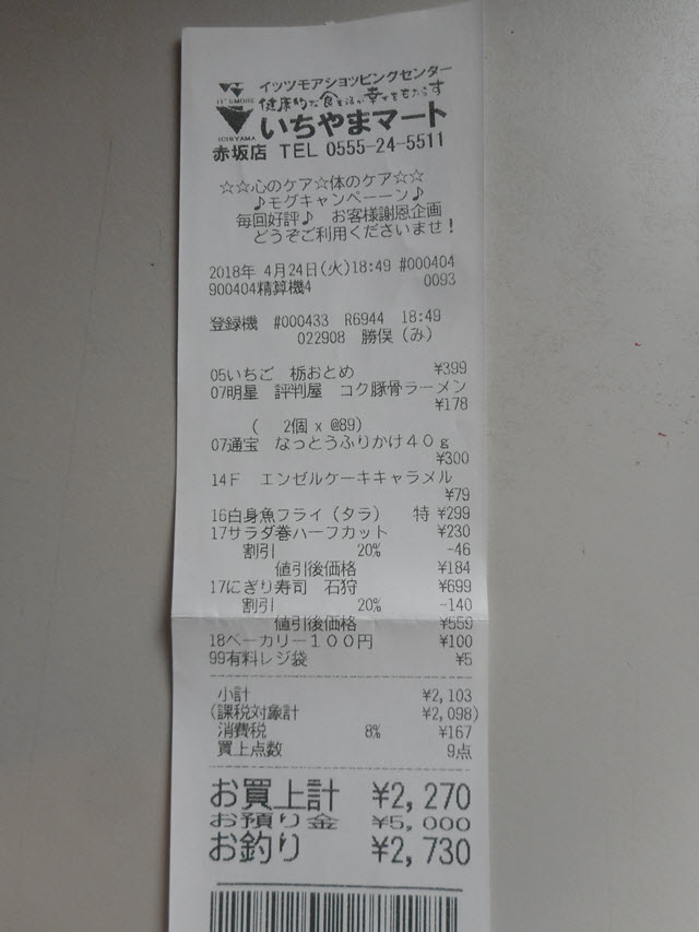 富士吉田市 IT'S MORE 超級市場壽司晚餐 價錢