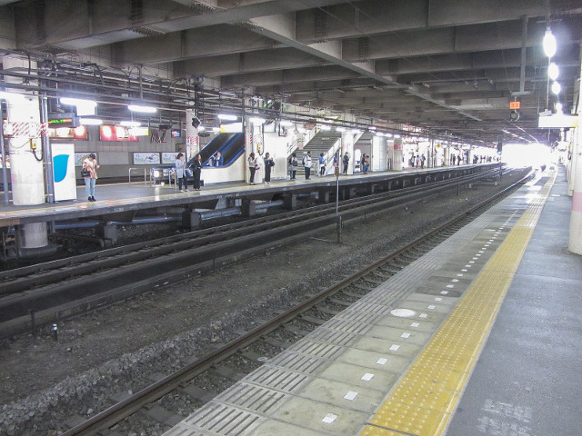 埼玉縣．熊谷駅月台
