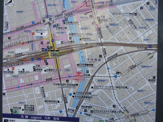 東京．秋葉原電器街地圖