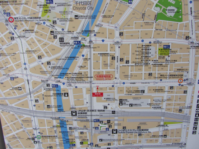 東京．秋葉原電器街地圖