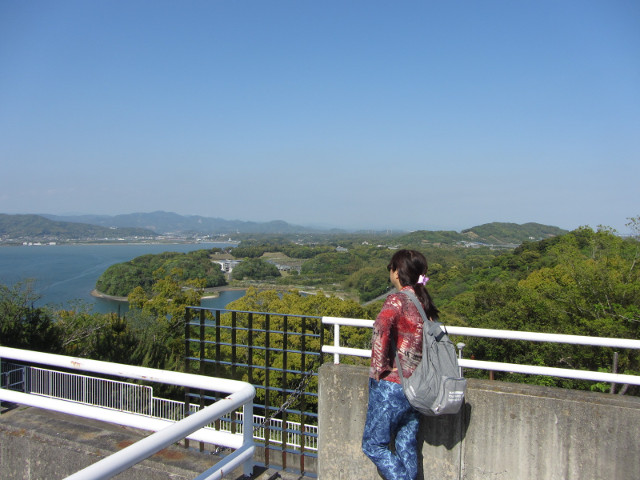 濱松大草山展望廣場 展望台 俯瞰濱名湖