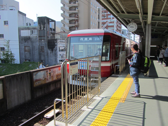 濱松遠鐵電車 第一通駅月台