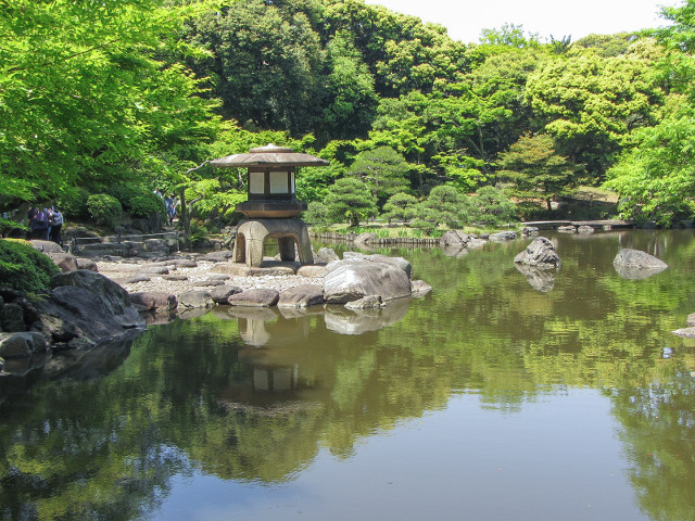 舊古河庭園．日本迴遊式庭園