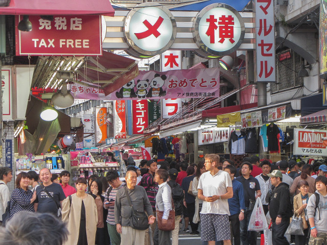 東京上野 アメ橫 (Ameyoko) 市場
