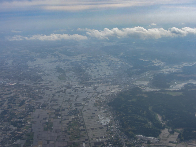 日本東京上空