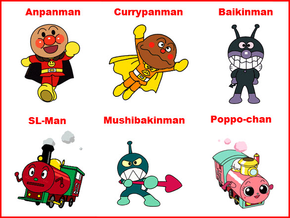 anpanman-main-characters