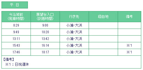 imabari-castle-to-observation-timetable