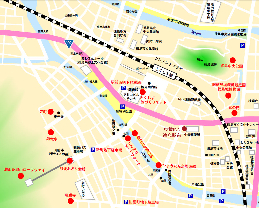 tokushima-tourist-map