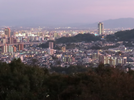 本妙寺展望台‧熊本市夜色