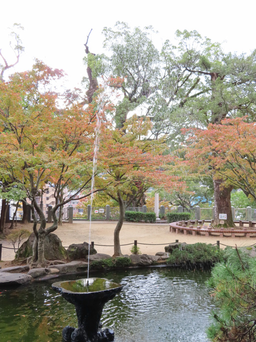 長崎公園‧日本最古の噴水