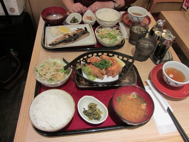 日本九州博多駅地下街 多幸橋本店餐館 晚餐