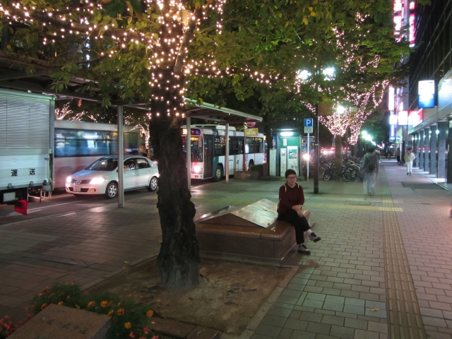 日本九州博多區 大博通り聖誕燈飾