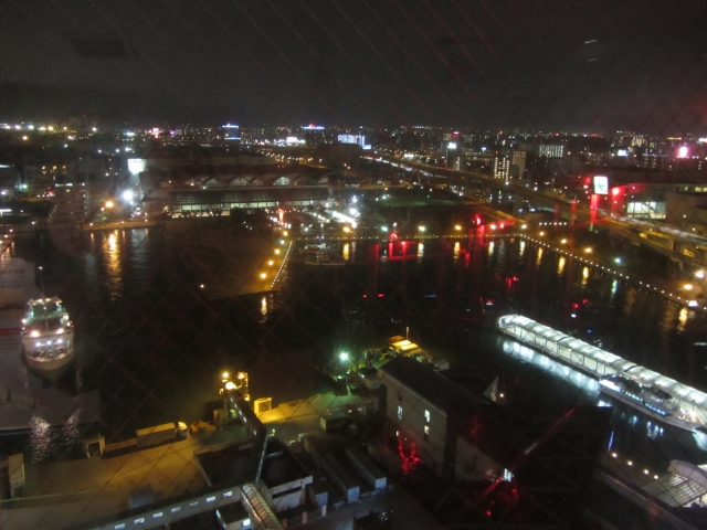 日本九州 博多港塔瞭望台 俯瞰博多港一帶景色