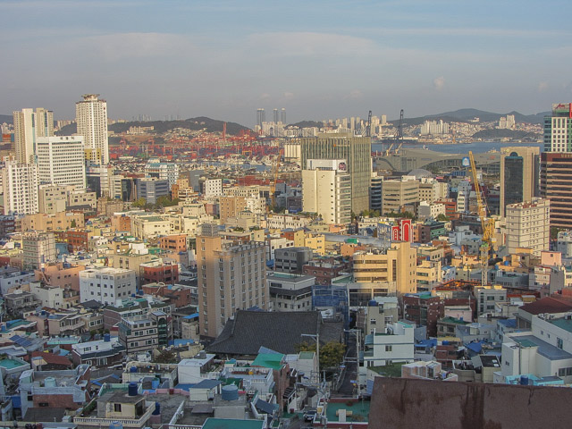 韓國釜山 草梁故事路168 階梯單軌列車展望台