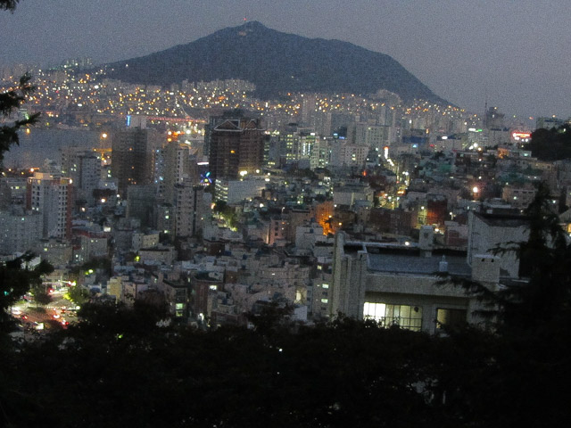 韓國釜山望洋路夜色
