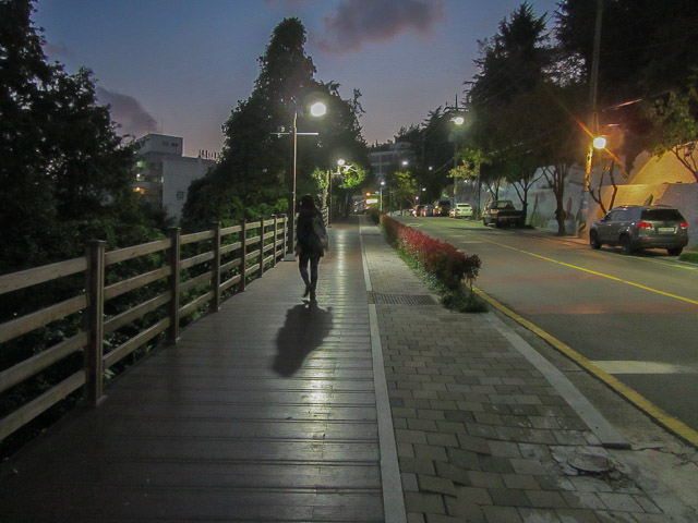 韓國釜山望洋路 晚上