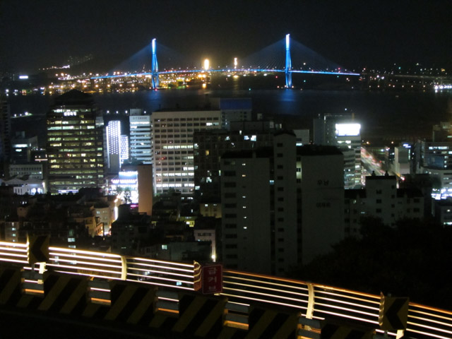 韓國釜山望洋路 歷史的西洋鏡展望台 (역사의디오라마) 夜景