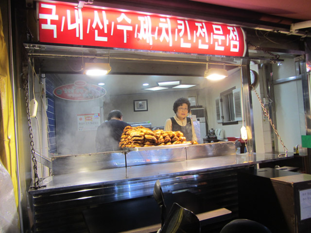 釜山 草梁傳統市場 炸雞店舖