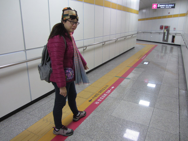 韓國大邱 地鐵黃色3號線 明德站 轉乘橙色1號線往大邱站