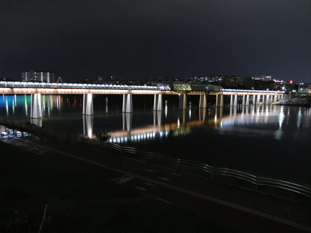 韓國大邱 峨洋鐵橋 (아양철교 Ayang Railway Bridge) 夜色