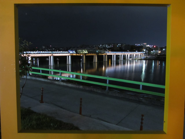 韓國大邱 峨洋鐵橋 (아양철교 Ayang Railway Bridge) 夜色