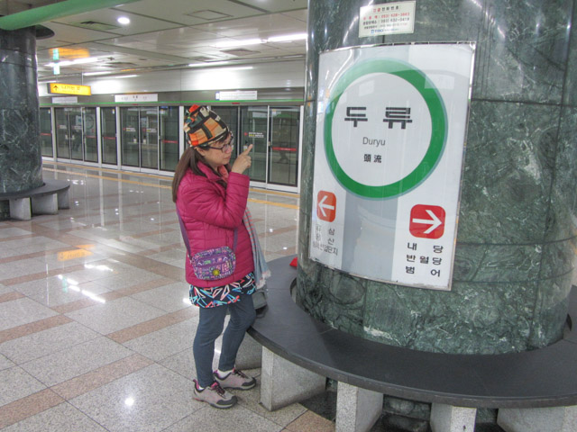 韓國大邱 地鐵頭流站