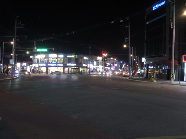 韓國榮州 晚上街景