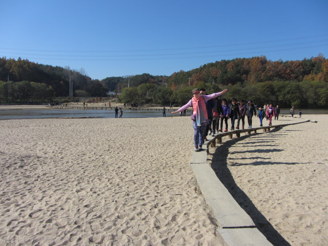 韓國榮州水島村 獨木橋