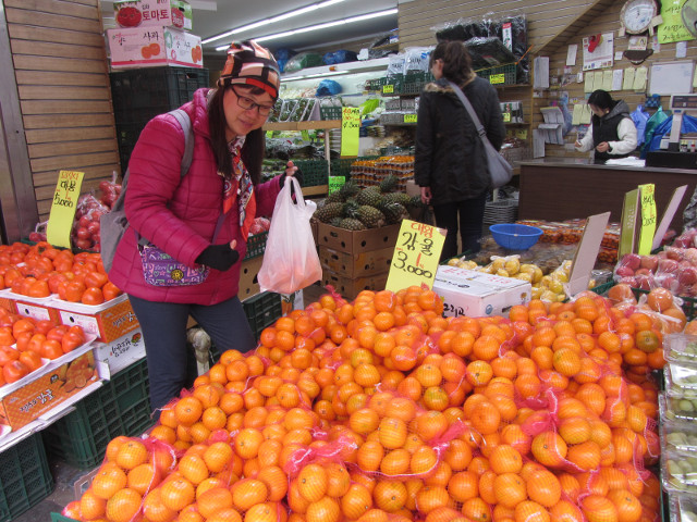 韓國首爾 南大門市場 水果店舖