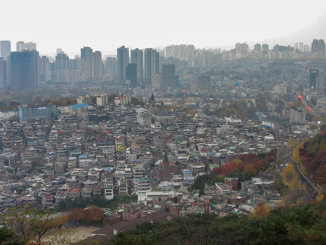 韓國首爾 南山 Photo Island 展望台 俯瞰首爾市