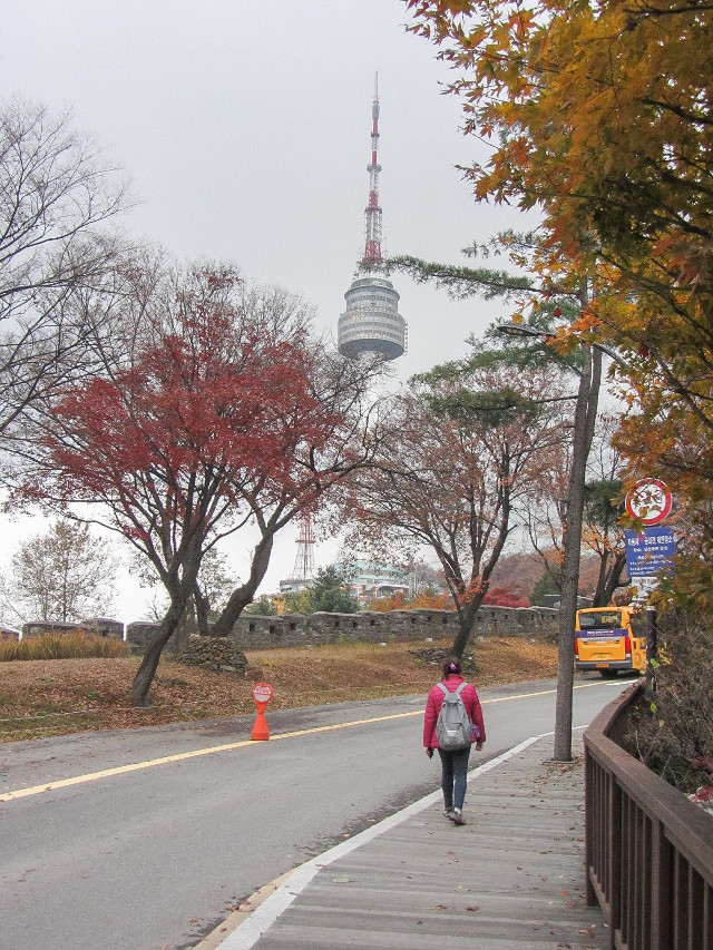 首爾南山南側循環路 首爾城郭 南山山頂首爾塔