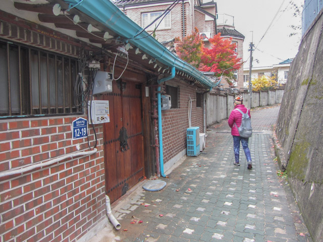韓國首爾三清洞曲折小巷