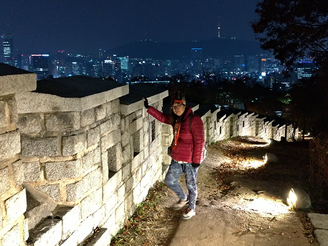 首爾城郭路駱山段 駱山公園晚上步行到東大門 (興仁之門) 