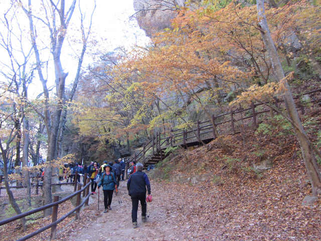 韓國周王山國立公園 秋天紅葉風景