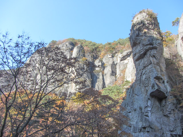 韓國周王山國立公園 鶴巢橋 (학소교) 奇岩怪石