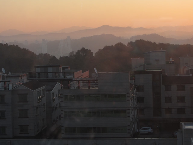 韓國榮州清晨景色