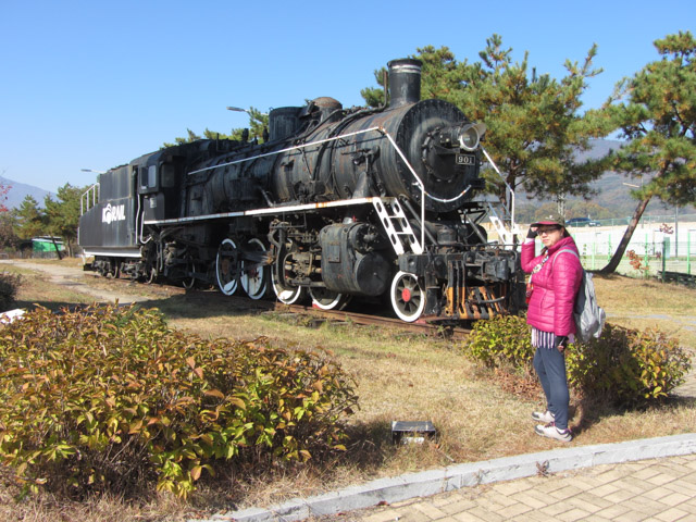 韓國榮州 豐基舊火車站 蒸汽機關車 (蒸汽火車頭)