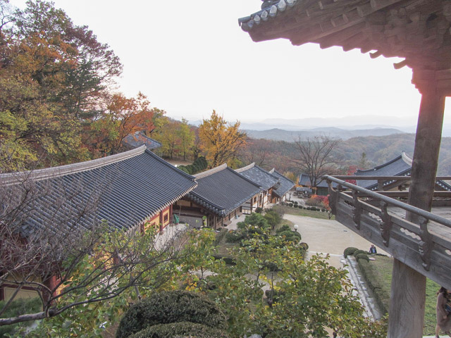 韓國榮州浮石寺 傍晚寧靜景色
