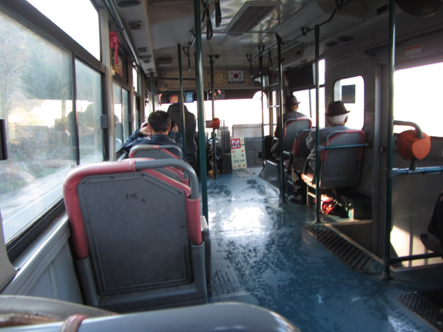 韓國榮州客運站乘巴士往水島村