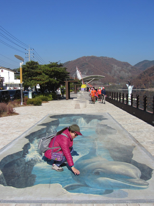 韓國丹陽南漢江畔第四散步道