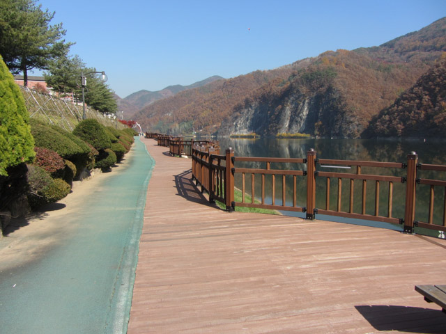 韓國丹陽南漢江畔第四散步道 (江邊路)