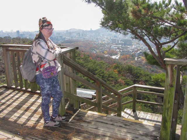 首爾城郭 北岳山段 馬岩展望台 (말바위 Malbawi Rock Observatory) 鐘路區方向