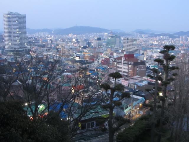 韓國木浦市夜色
